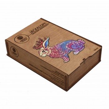 Jackalope Dėlionė Iš Medžio M Dydis (150 detalių) Fantasy Puzzles